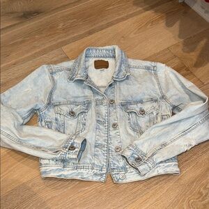 American Eagle Outfitters Light Blue Denim Jacket